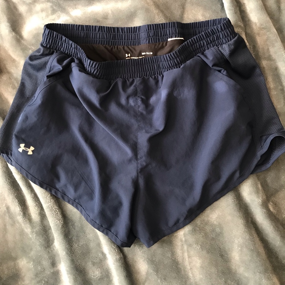 Navy Under Armour Shorts with Pockets